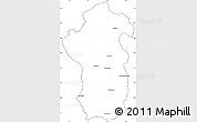 Blank Simple Map of Iakora, cropped outside