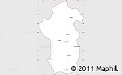 Classic Style Simple Map of Iakora, cropped outside