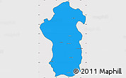 Political Simple Map of Iakora, cropped outside
