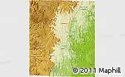 Physical 3D Map of Ifanadiana