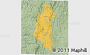 Savanna Style 3D Map of Ifanadiana