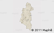 Shaded Relief 3D Map of Ifanadiana, cropped outside