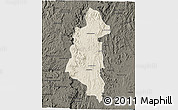 Shaded Relief 3D Map of Ifanadiana, darken