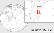 Blank Location Map of Ifanadiana