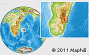 Physical Location Map of Ifanadiana