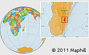 Political Location Map of Ifanadiana