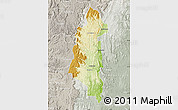 Physical Map of Ifanadiana, lighten, semi-desaturated