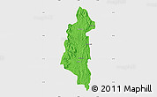 Political Map of Ifanadiana, single color outside