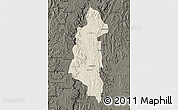 Shaded Relief Map of Ifanadiana, darken