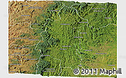 Satellite Panoramic Map of Ifanadiana