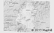 Silver Style Panoramic Map of Ifanadiana