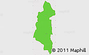 Political Simple Map of Ifanadiana, cropped outside
