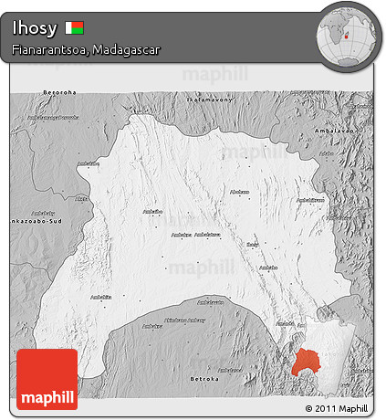 Gray 3D Map of Ihosy