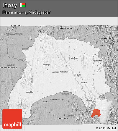 Gray 3D Map of Ihosy