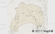 Shaded Relief 3D Map of Ihosy, lighten