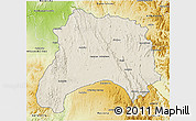 Shaded Relief 3D Map of Ihosy, physical outside