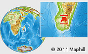 Physical Location Map of Ihosy