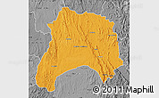 Political Map of Ihosy, desaturated