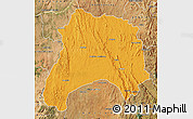 Political Map of Ihosy, satellite outside