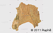 Satellite Map of Ihosy, cropped outside
