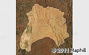 Satellite Map of Ihosy, darken
