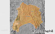 Satellite Map of Ihosy, desaturated