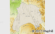 Shaded Relief Map of Ihosy, physical outside