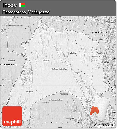 Silver Style Map of Ihosy