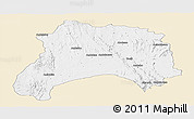 Classic Style Panoramic Map of Ihosy, single color outside