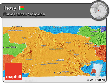Political Panoramic Map of Ihosy