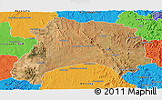 Satellite Panoramic Map of Ihosy, political outside