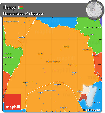 Political Simple Map of Ihosy