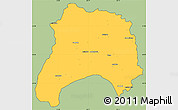Savanna Style Simple Map of Ihosy, cropped outside