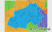 Political 3D Map of Ikalamavony