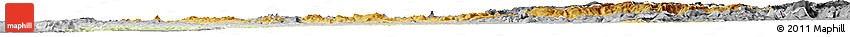 Physical Horizon Map of Ikalamavony, desaturated