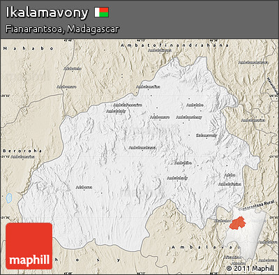 Classic Style Map of Ikalamavony