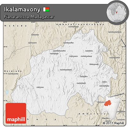 Classic Style Map of Ikalamavony