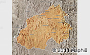 Satellite Map of Ikalamavony, semi-desaturated