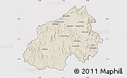 Shaded Relief Map of Ikalamavony, cropped outside