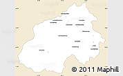 Classic Style Simple Map of Ikalamavony, single color outside