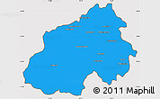 Political Simple Map of Ikalamavony, cropped outside
