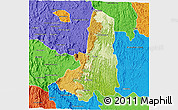 Physical 3D Map of Ikongo (Fort Carnot), political outside