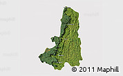 Satellite 3D Map of Ikongo (Fort Carnot), cropped outside
