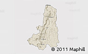 Shaded Relief 3D Map of Ikongo (Fort Carnot), cropped outside