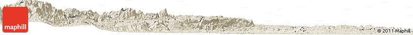 Shaded Relief Horizon Map of Ikongo (Fort Carnot) Shaded Relief Horizon Map of Ikongo (Fort Carnot)