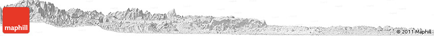 Silver Style Horizon Map of Ikongo (Fort Carnot) Silver Style Horizon Map of Ikongo (Fort Carnot)