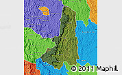 Satellite Map of Ikongo (Fort Carnot), political outside