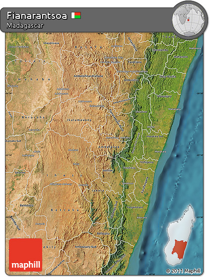 Satellite Map of Fianarantsoa