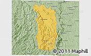 Savanna Style 3D Map of Midongy-Sud