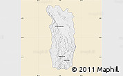 Classic Style Map of Midongy-Sud, single color outside
